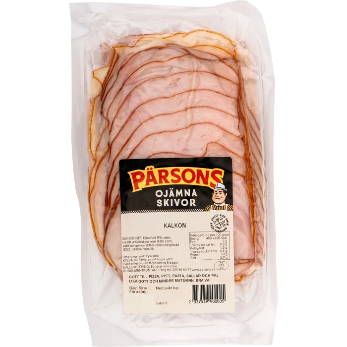 Rökt Kalkon Ojämna Skivor ca 300g Pärsons
