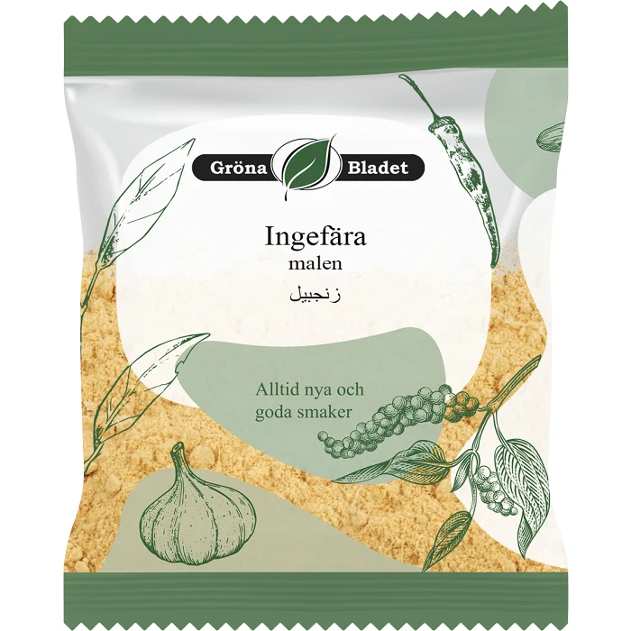 Ingefära Malen 40g Gröna Bladet