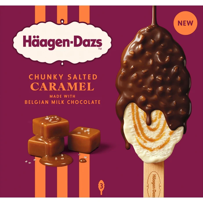 Chunky salted caramel 3-p Häagen-Dazs