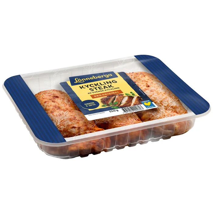 Kycklingsteak Färsk BBQ Original 550g Lönneberga