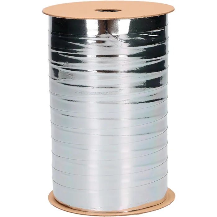 Band silver metallic 10mmx100m