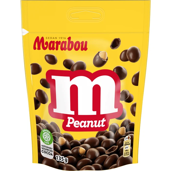 Chokladpåse M Peanut 135g Marabou