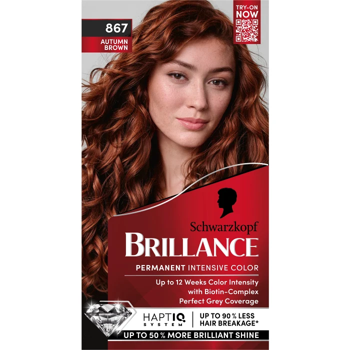 Hårfärg 867 Autumn Brown 1-p Brillance Schwartzkopf