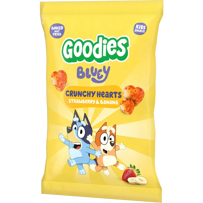Barnsnacks Hearts Banana & strawberry 3år 30g Goodies