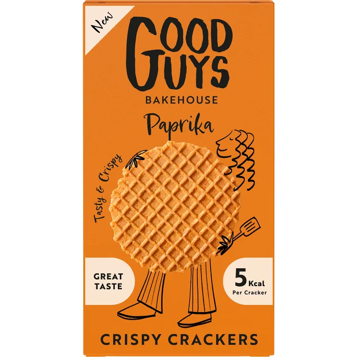 Crispy Crackers - Paprika 50g Good Guys Bakehouse