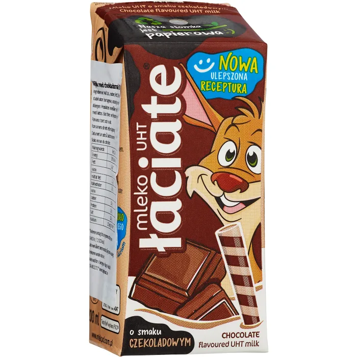 Mjölk UHT med chokladsmak 200ml Mlekpol
