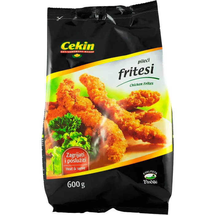 Kycklingfile strimlad panerad 600g Cekin