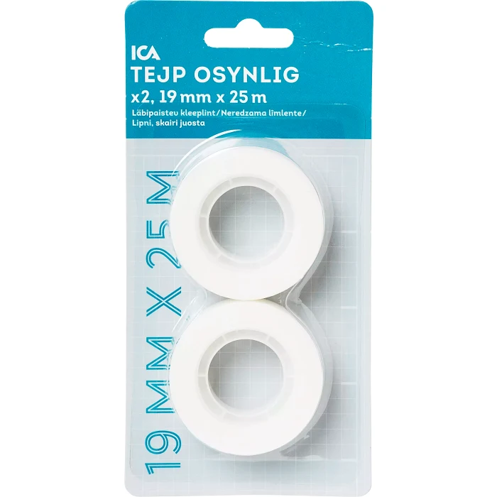 Refill osynlig 2-pack, 19mm x 25m