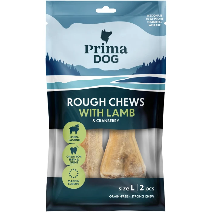 Tuggpinnar Rough Chews Lamm 2-p PrimaDog