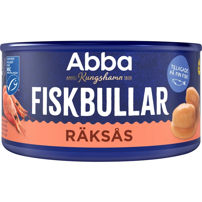 Fiskbullar i räksås 375g Abba