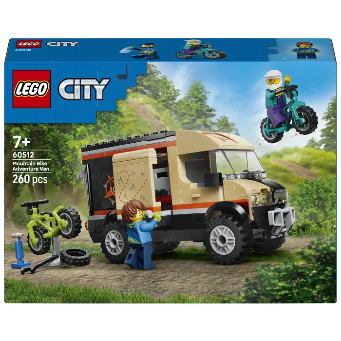 LEGO City Äventyrsbil med mountainbikes 60512