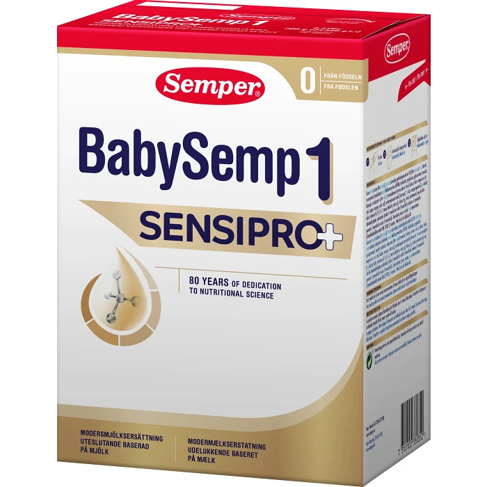 Modersmjölksersättning BabySemp 1 Sensipro+ 0m 700g Semper