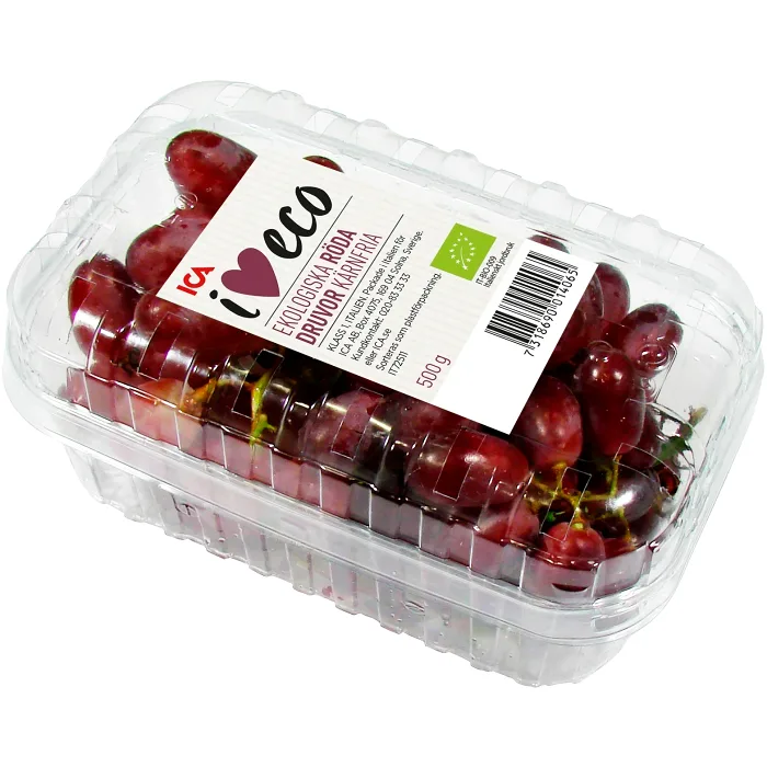 Druva Crimson kärnfria Ekologisk 500g Klass 1 ICA I love eco