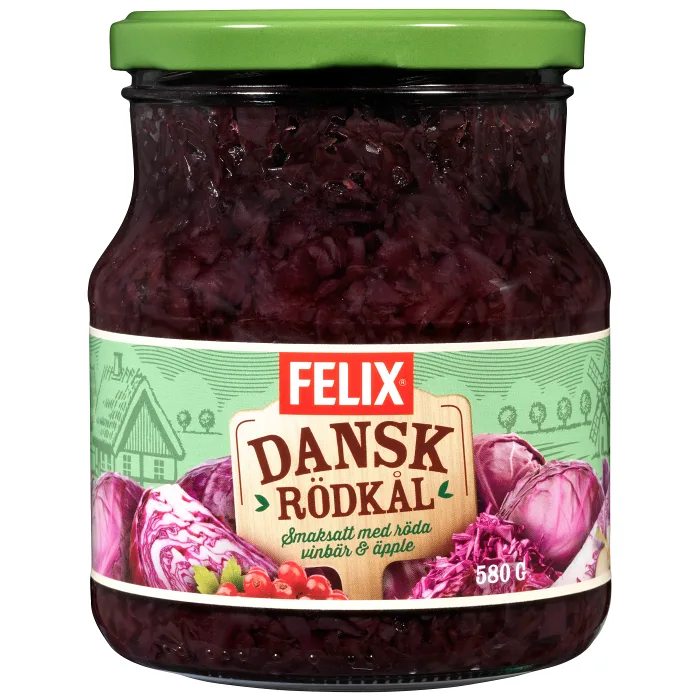 Dansk Rödkål 600g Felix