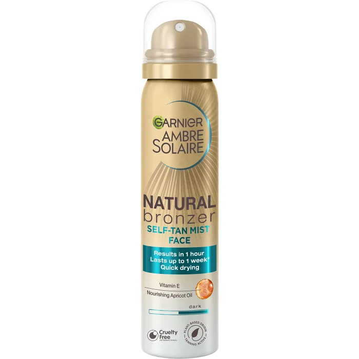 Brun utan Sol Natural Bronzer Self Tan Mist Face 75ml Ambre Solaire