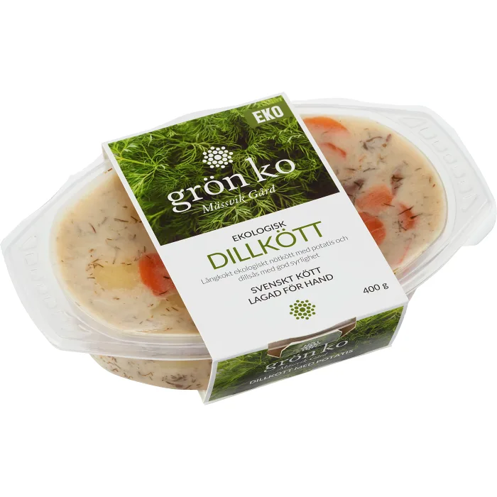 Dillkött med Gourmepotatis 400g Ekologisk Grön ko