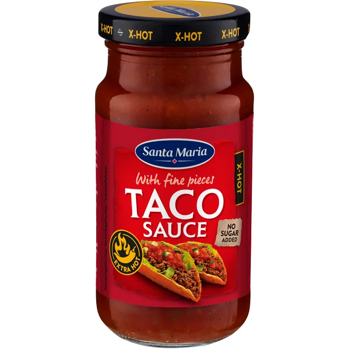 Tacosås Extra Het 230g Santa Maria