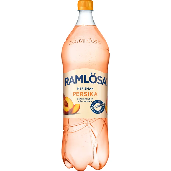 KolsyratVatten Mer Smak Persika  1.5l Ramlösa