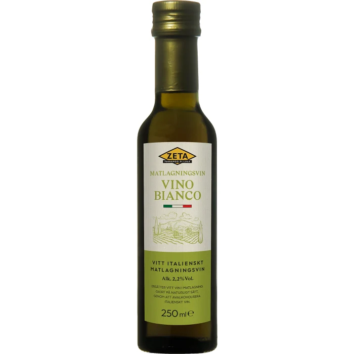Vitt matlagningsvin 2,2% 25cl Zeta