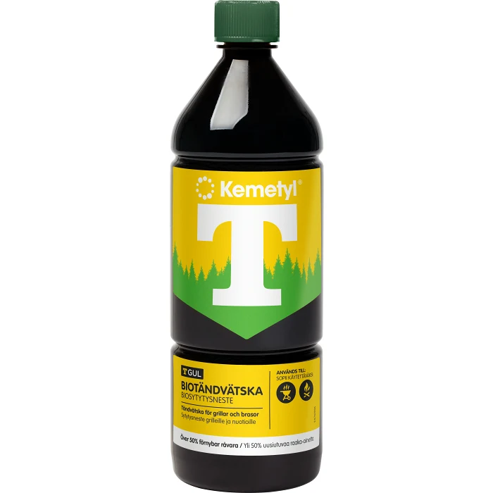 Tändvätska T-Gul Bio 1L.