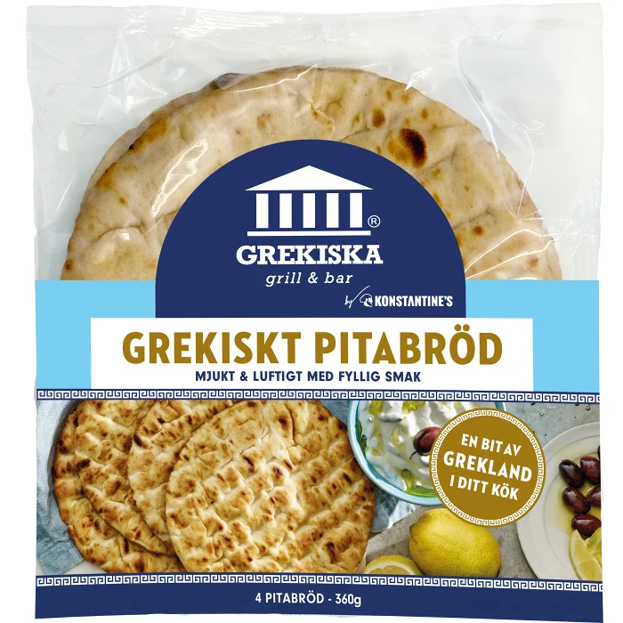 Grekiskt pitabröd 360g Grekiska by Konstantine´s
