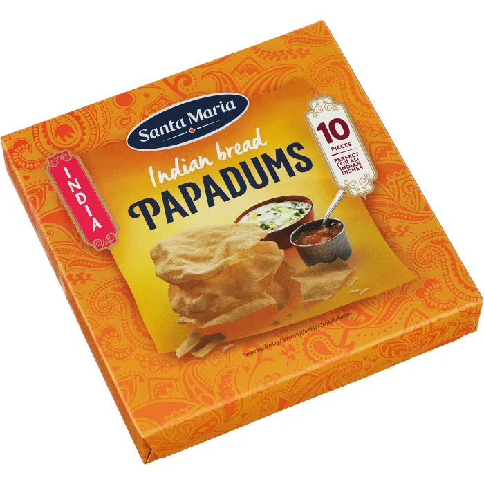 Papadums 110g Santa Maria