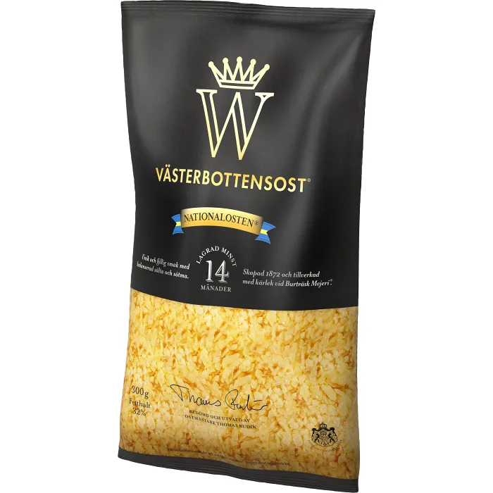 Västerbottensost® Riven 32% 300g