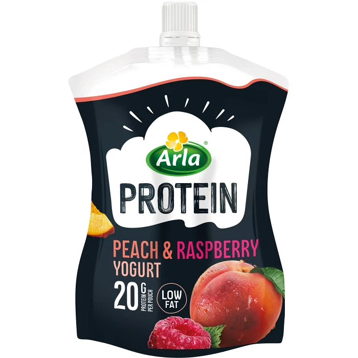 Proteinyoghurt Persika Hallon 0,6% Laktosfri 200g Arla Pro