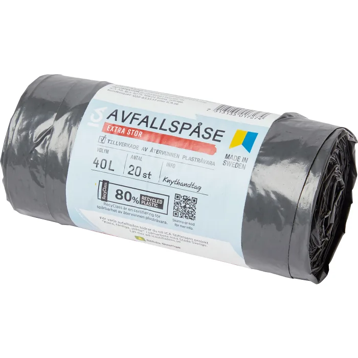 Avfallspåse Extra Stor 40L 20st ICA