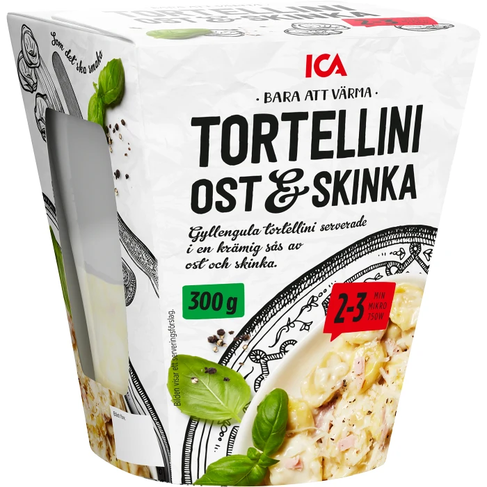 Färdigmat Tortellini Ost och Skinka ICA