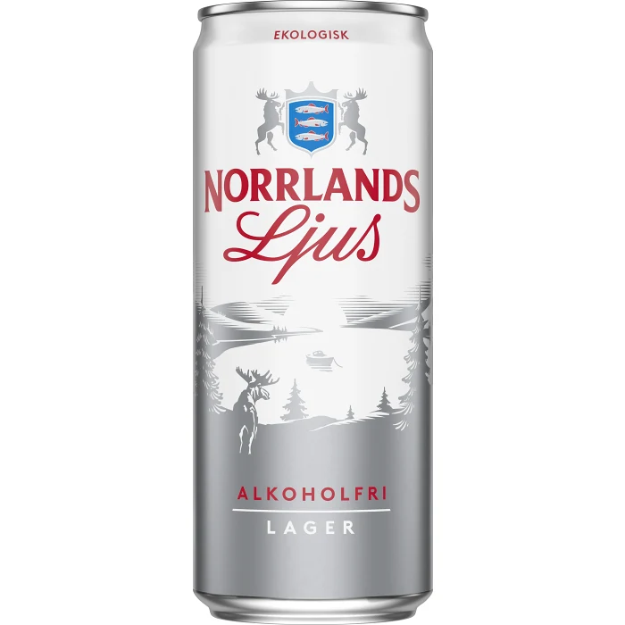 Öl Ljus EKO A.fri 0.5% 33cl Norrlands Guld