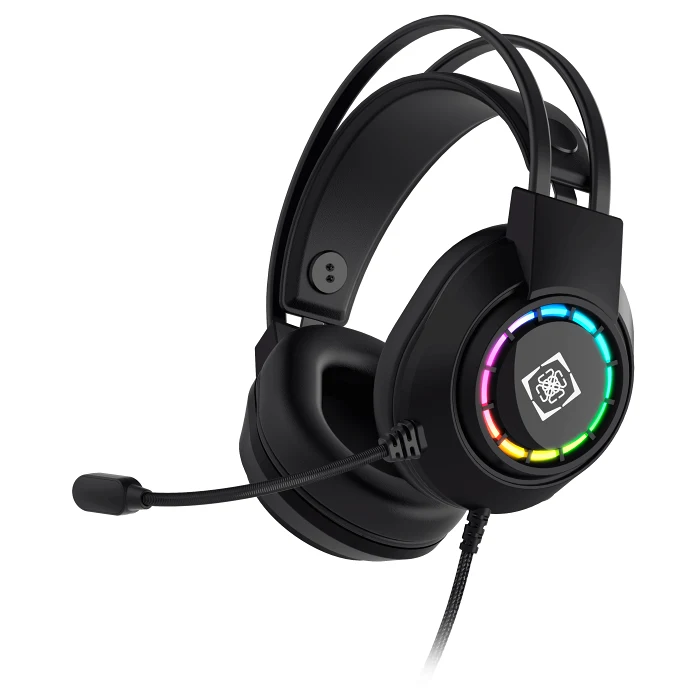 Hörlur Gaming RGB trådat
