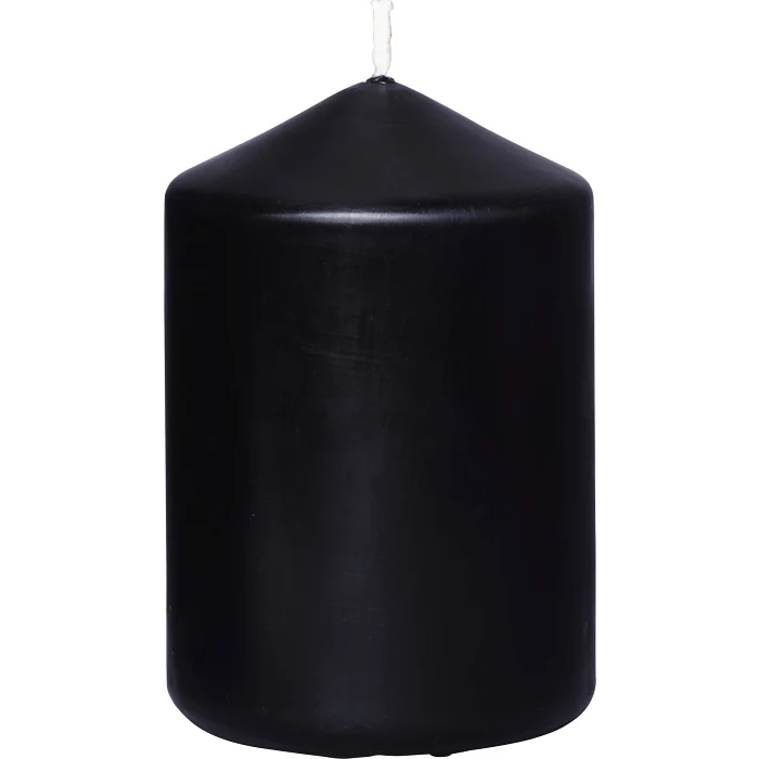 Blockljus svart H10cm