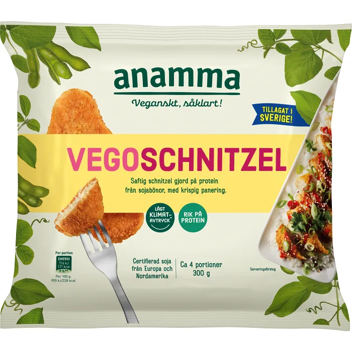 Vegoschnitzel 300g Anamma