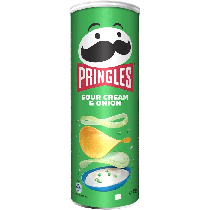 Chips Sour Cream & Onion 165g Pringles