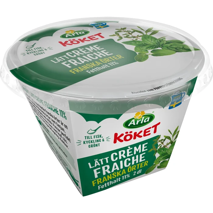 Lätt Crème fraiche Franska Örter 11% 2dl Arla Köket®