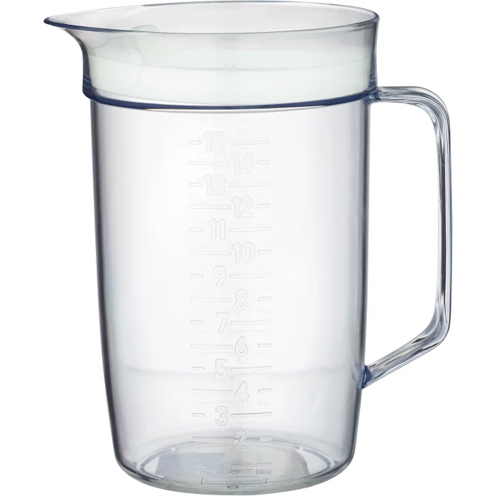 Kanna med vitt lock 1,5l Nordiska Plast