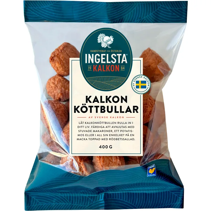 Kalkonköttbullar 400g Ingelsta kalkon