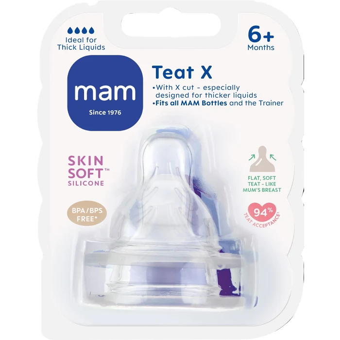 Dinapp Teat Stl X 6m+ 2-p MAM