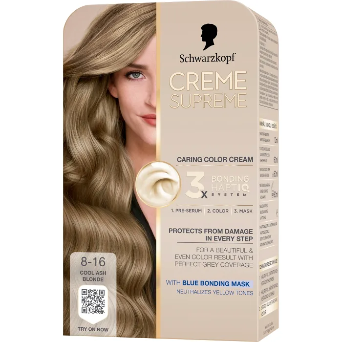 Hårfärg 8-16 Cool Ash Blonde 1-p Creme Supreme
