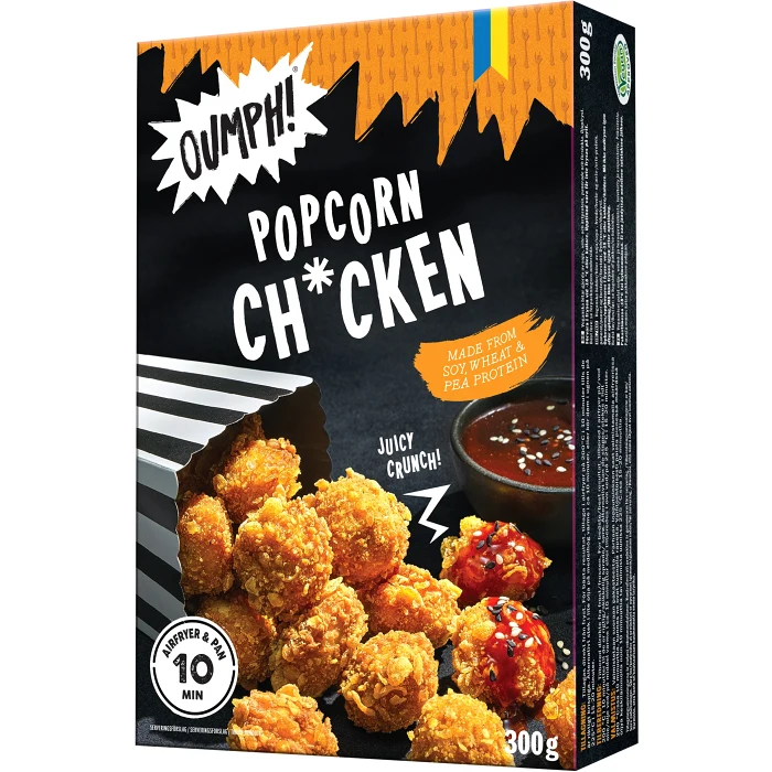 Veganska panerade Popcorn chcken 300g Oumph