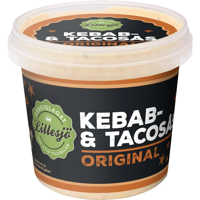 Kebabsås och tacosås 340g Lillesjö