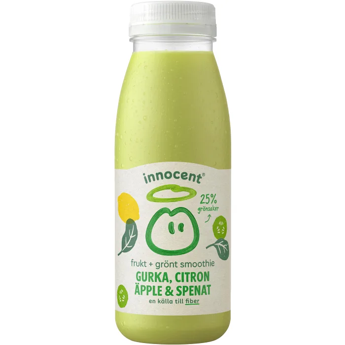 Smoothie Gurka Citron Äpple Spenat 250ml Innocent