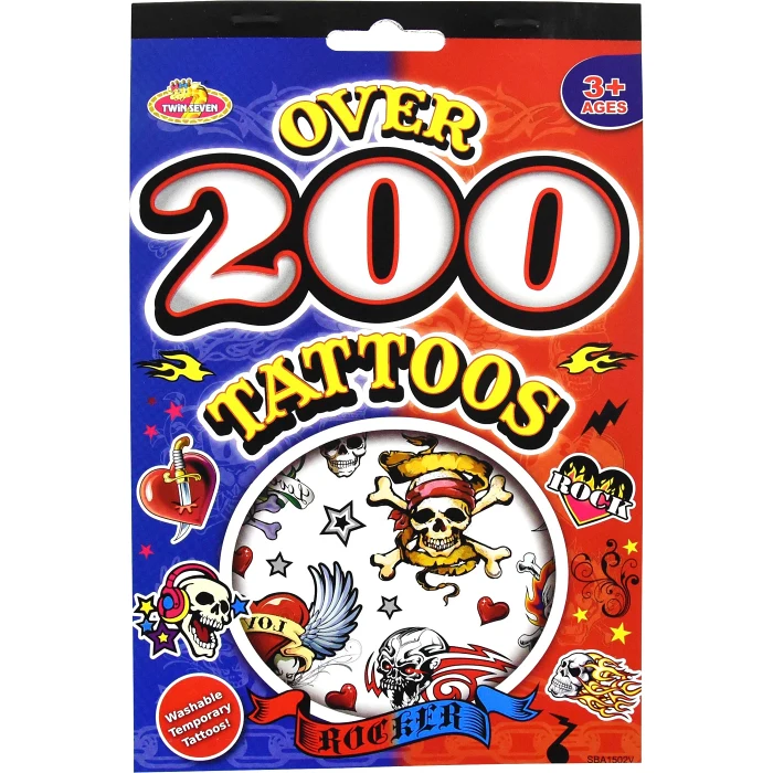 Tatueringar Tattoo Sticker 200st med album