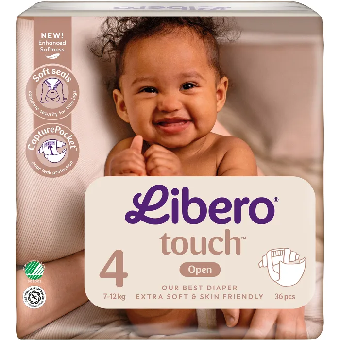Blöjor Touch Strl 4 7-12kg 36-p Libero