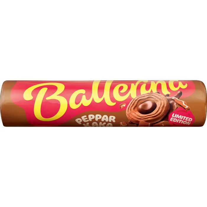Söta kex fyllda Pepparkaka 205g Ballerina