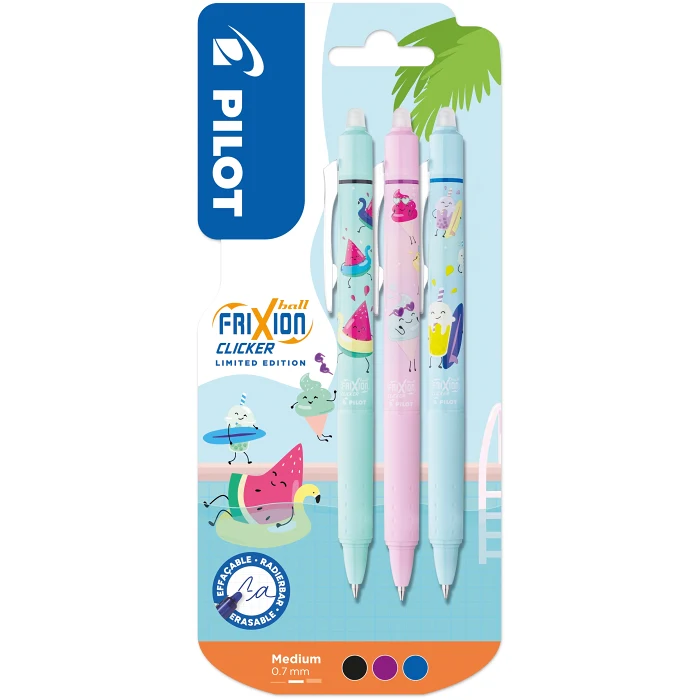Frixion Clicker 0,7 Pool 3-p