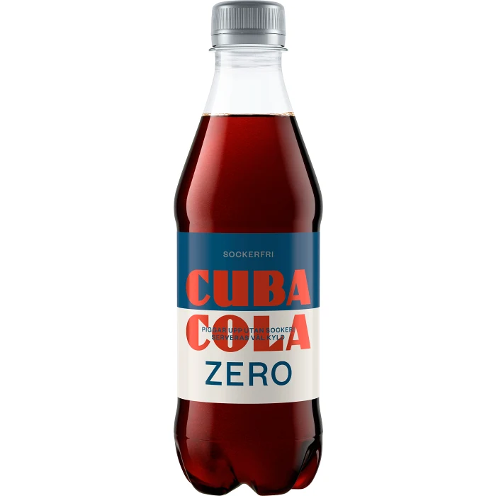 Läsk Cola Zero Sockerfri 33cl Cuba Cola