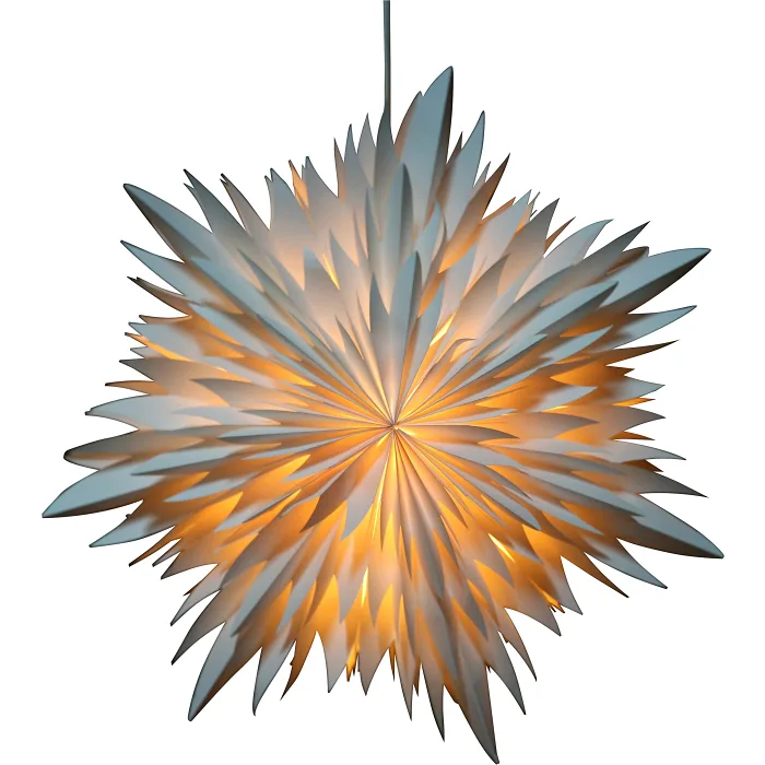 Stjärna flinga vit 45cm ICA