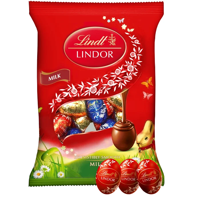 Chokladägg Mini LINDOR Mjölk 90g Lindt